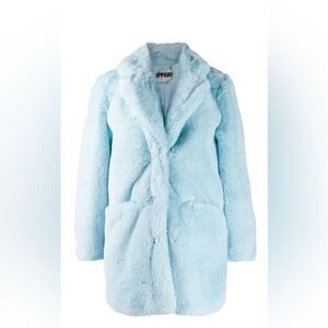 Apparis Sky Blue Teddy Jacket